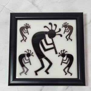 Masterworks Kokopelli Ceramic Tile Trivet